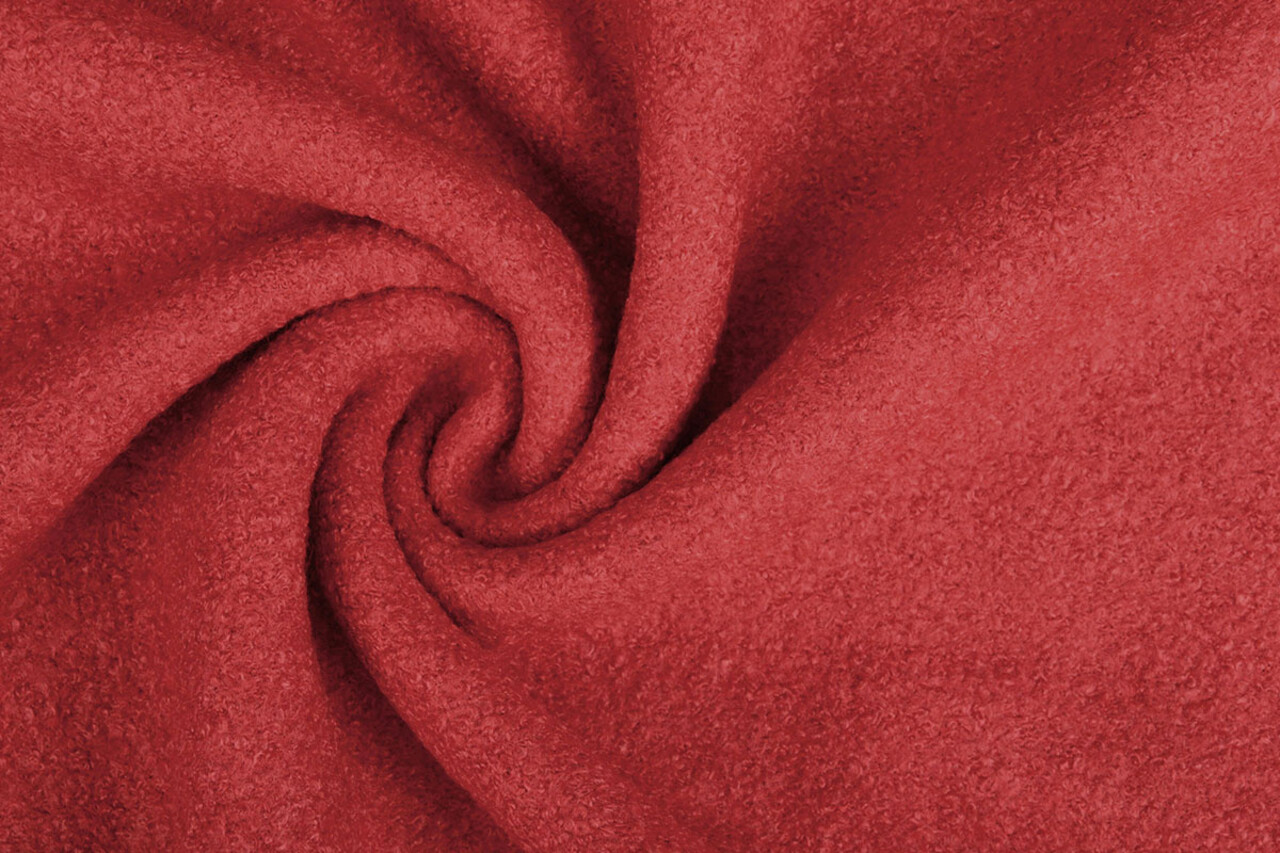 Boiled Wool Raff Red Boiled Wool Raff Red