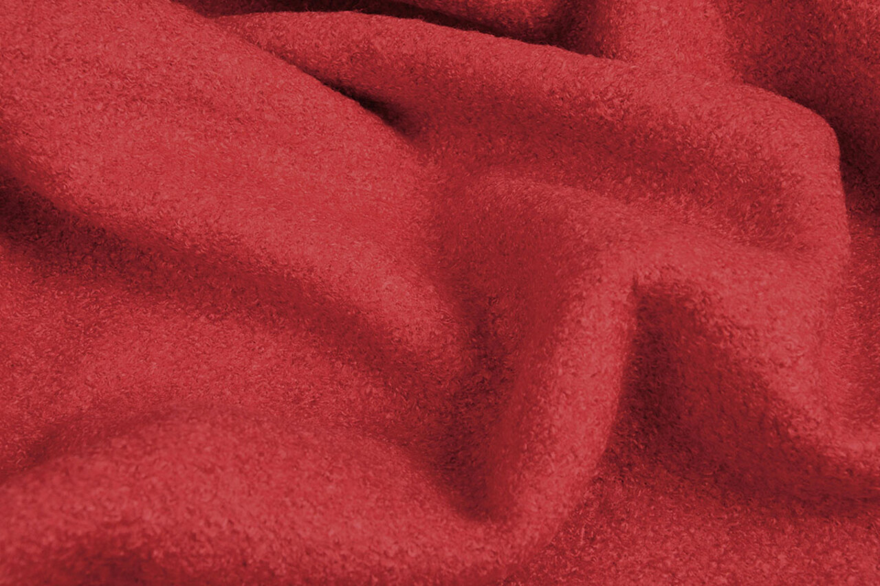 Boiled Wool Raff Red Boiled Wool Raff Red