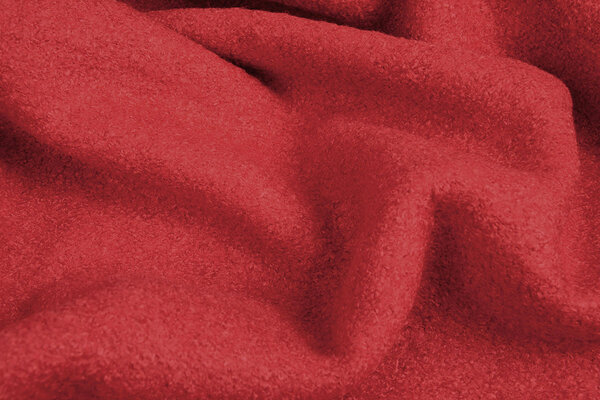 Boiled Wool Raff Red Boiled Wool Raff Red