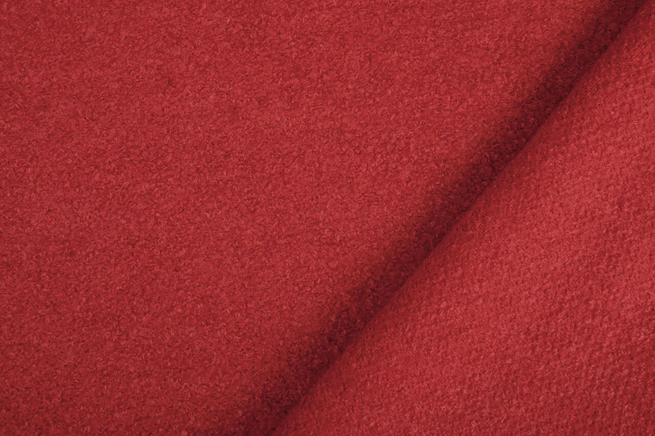 Boiled Wool Raff Red Boiled Wool Raff Red
