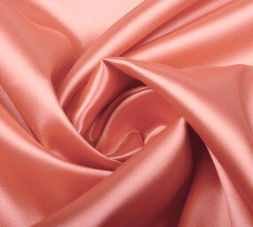 Stretch Satin Coral Pink