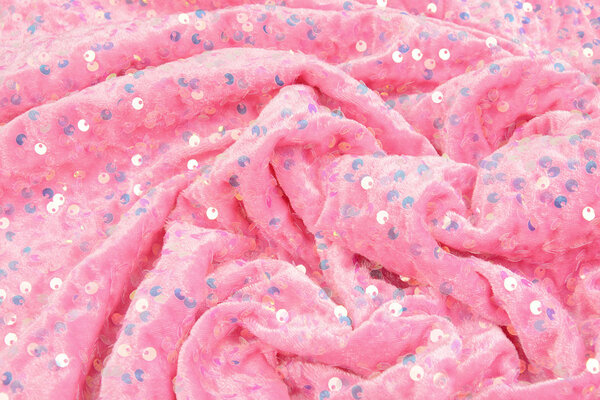 Sequins on Velvet Light Pink Sequins on Velvet Light Pink