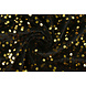 Lentejuelas sobre Terciopelo Negro - Dorado