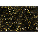 Lentejuelas sobre Terciopelo Negro - Dorado