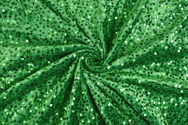 Velours à Sequins Vert Gazon Velours à Sequins Vert Gazon
