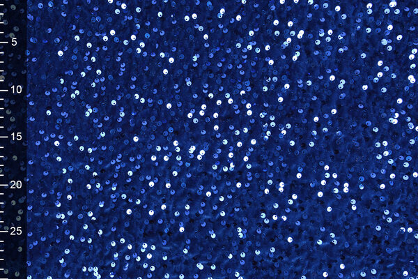 Sequins on Velvet Royal Blue