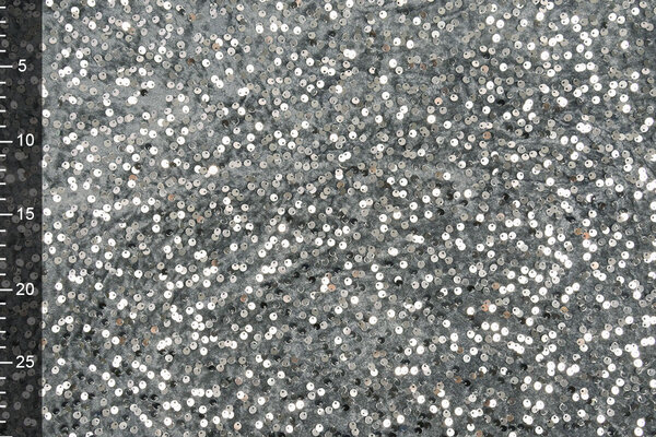 Velours à Sequins Argent Velours à Sequins Argent