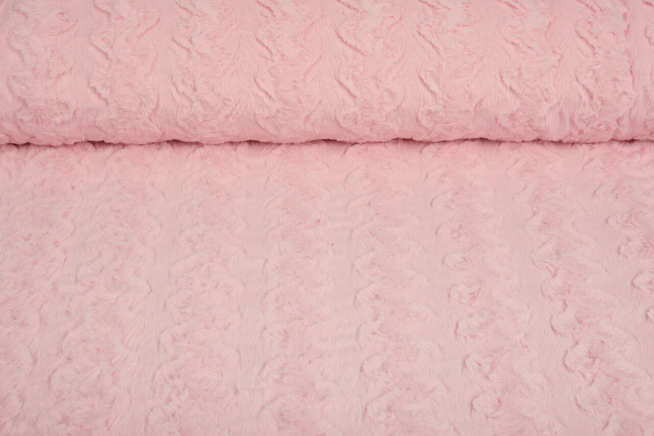 À Poils Longs Fourrure Inzentio Rose Clair À Poils Longs Fourrure Inzentio Rose Clair