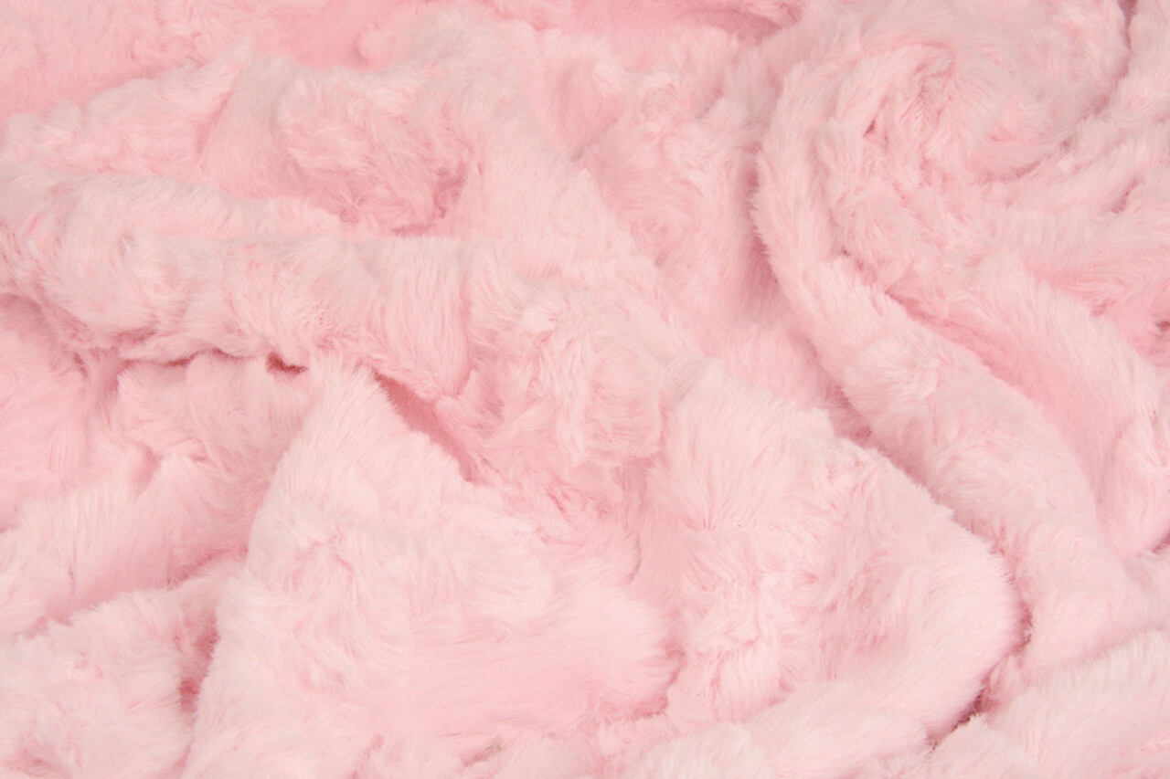 À Poils Longs Fourrure Inzentio Rose Clair À Poils Longs Fourrure Inzentio Rose Clair