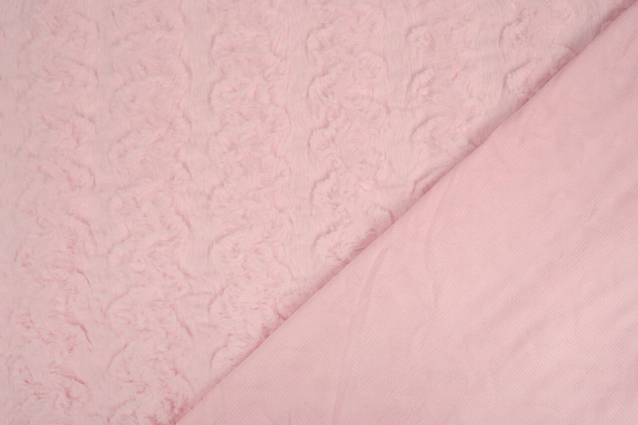À Poils Longs Fourrure Inzentio Rose Clair À Poils Longs Fourrure Inzentio Rose Clair
