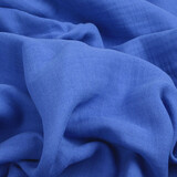 Oeko-Tex® Baumwoll Musselin Stoff Blau Oeko-Tex® Baumwoll Musselin Stoff Blau