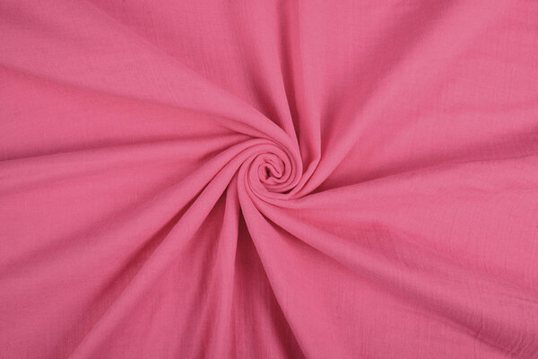 Oeko-Tex® Coton Double Gaze Tissu Rose Oeko-Tex® Coton Double Gaze Tissu Rose