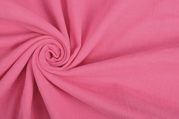 Oeko-Tex®  Double Gauze Fabric Pink Oeko-Tex®  Double Gauze Fabric Pink