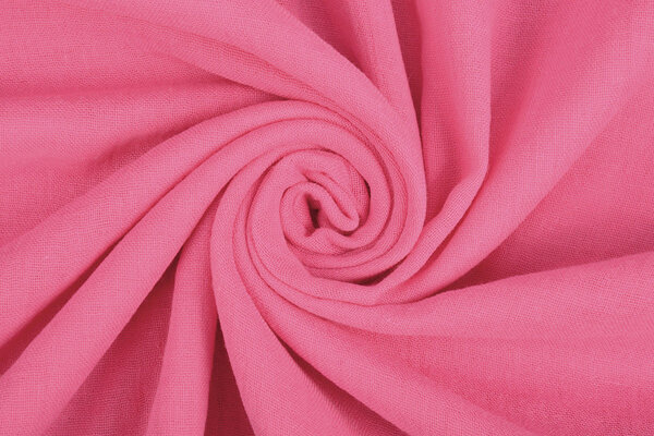 Oeko-Tex® Coton Double Gaze Tissu Rose Oeko-Tex® Coton Double Gaze Tissu Rose