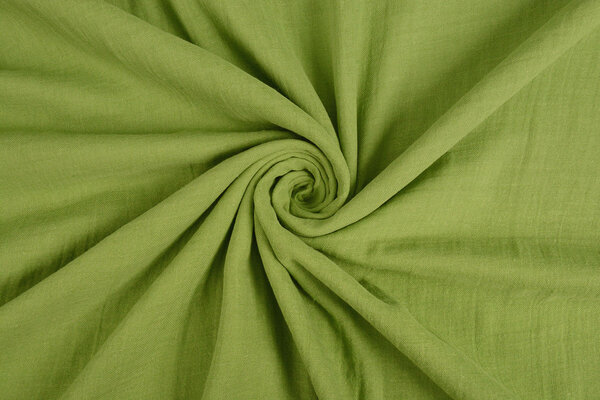 Oeko-Tex®  Tessuto di Mussola Verde Muschio