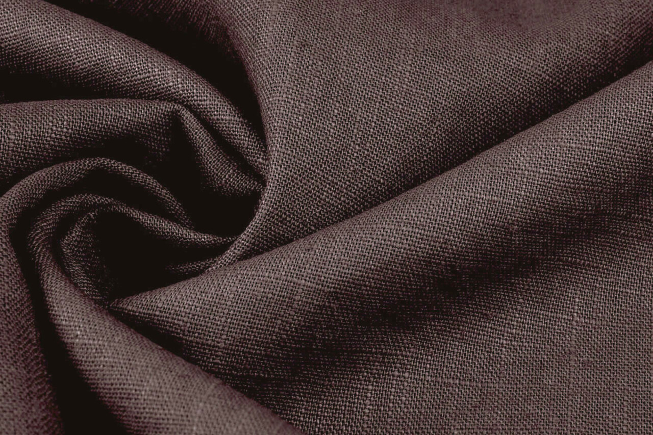 Oeko-Tex®  Gewaschenes Leinen Aubergine Oeko-Tex®  Gewaschenes Leinen Aubergine