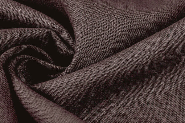 Oeko-Tex®  Washed Linen Aubergine Oeko-Tex®  Washed Linen Aubergine
