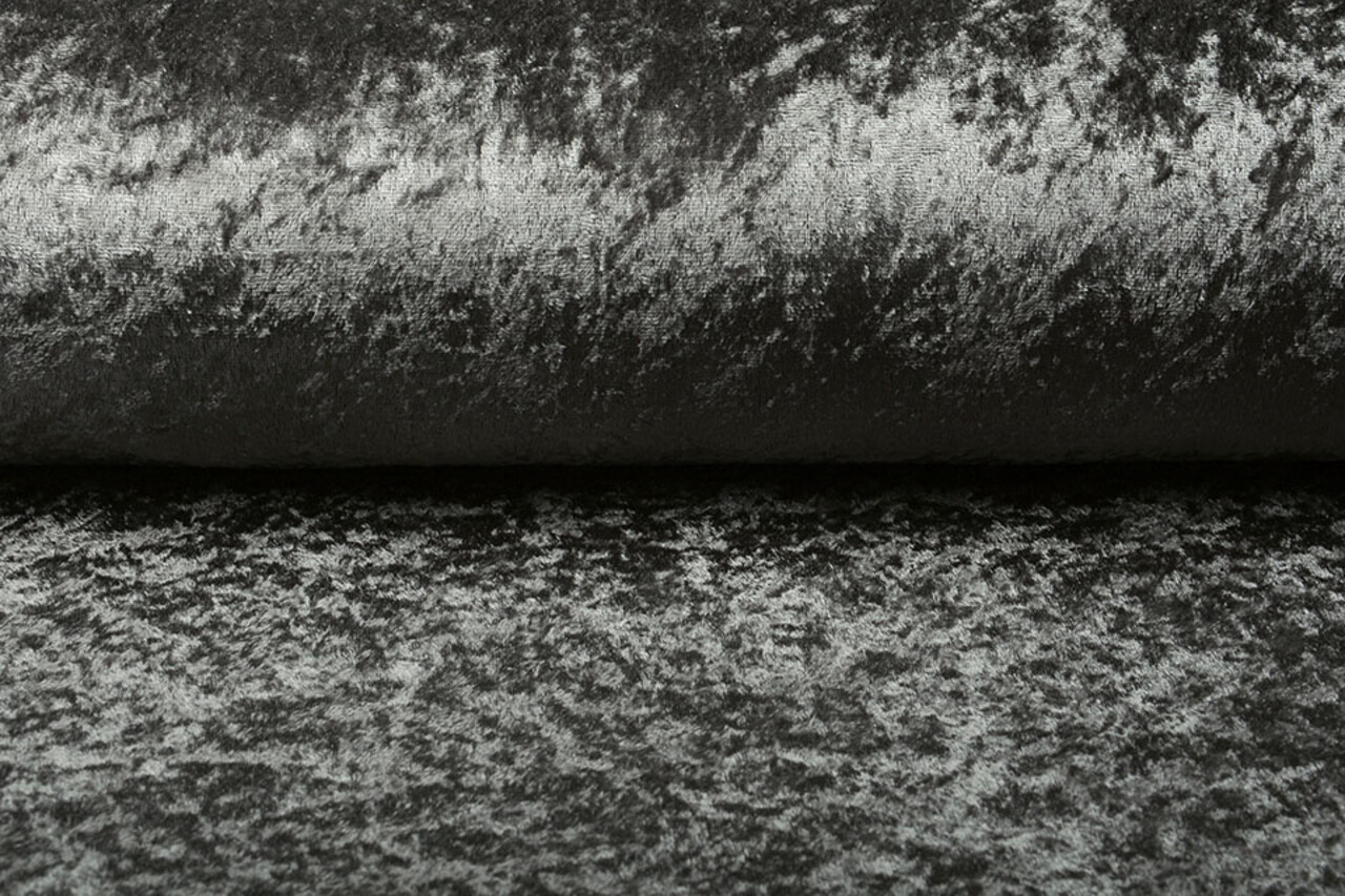 Velours de Panne Anthracite Gris Velours de Panne Anthracite Gris