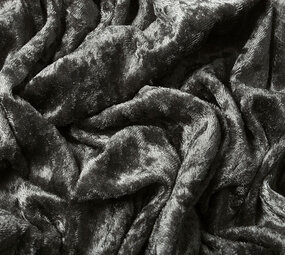 Velours de Panne Anthracite Grey
