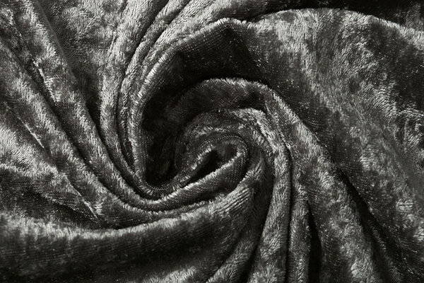 Terciopelo de Panne Antracita Gris Terciopelo de Panne Antracita Gris
