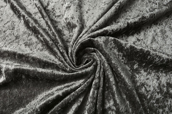 Terciopelo de Panne Antracita Gris Terciopelo de Panne Antracita Gris