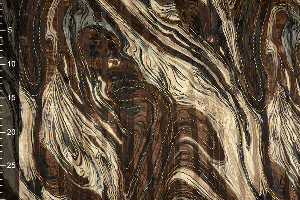 Poly Satin Lurex Soraya Brown Poly Satin Lurex Soraya Brown