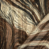 Poly Satin Lurex Soraya Brown Poly Satin Lurex Soraya Brown