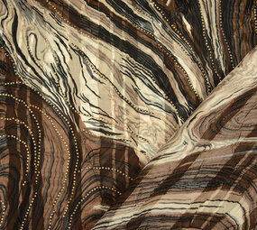 Poly Satijn Lurex Soraya Bruin Poly Satijn Lurex Soraya Bruin