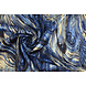 Polyester Satin Lurex Soraya Bleu Polyester Satin Lurex Soraya Bleu