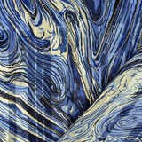 Poly Satijn Lurex Soraya Blauw Poly Satijn Lurex Soraya Blauw