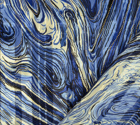 Poly Satijn Lurex Soraya Blauw Poly Satijn Lurex Soraya Blauw