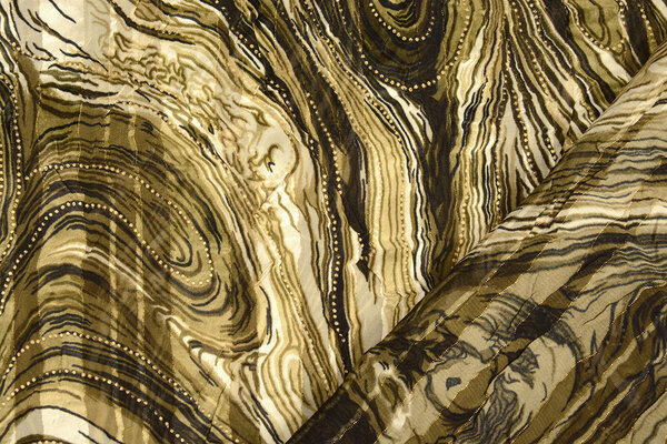 Polyester Satin Lurex Soraya Vert Militaire Polyester Satin Lurex Soraya Vert Militaire