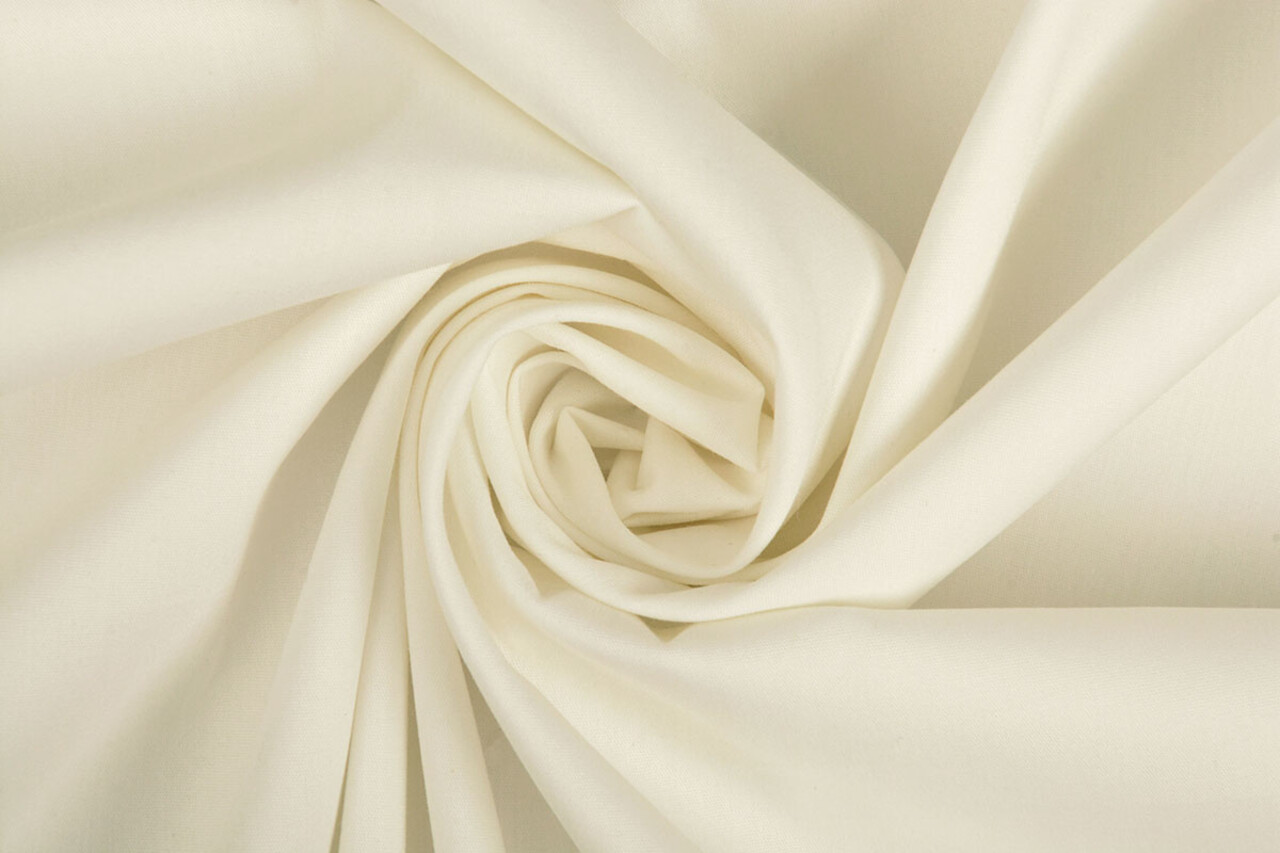 Stretch Popeline Creme Stretch Popeline Creme