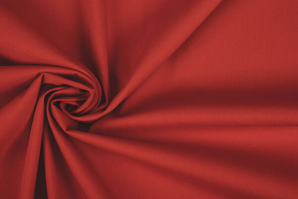 Stretch Poplin Rood