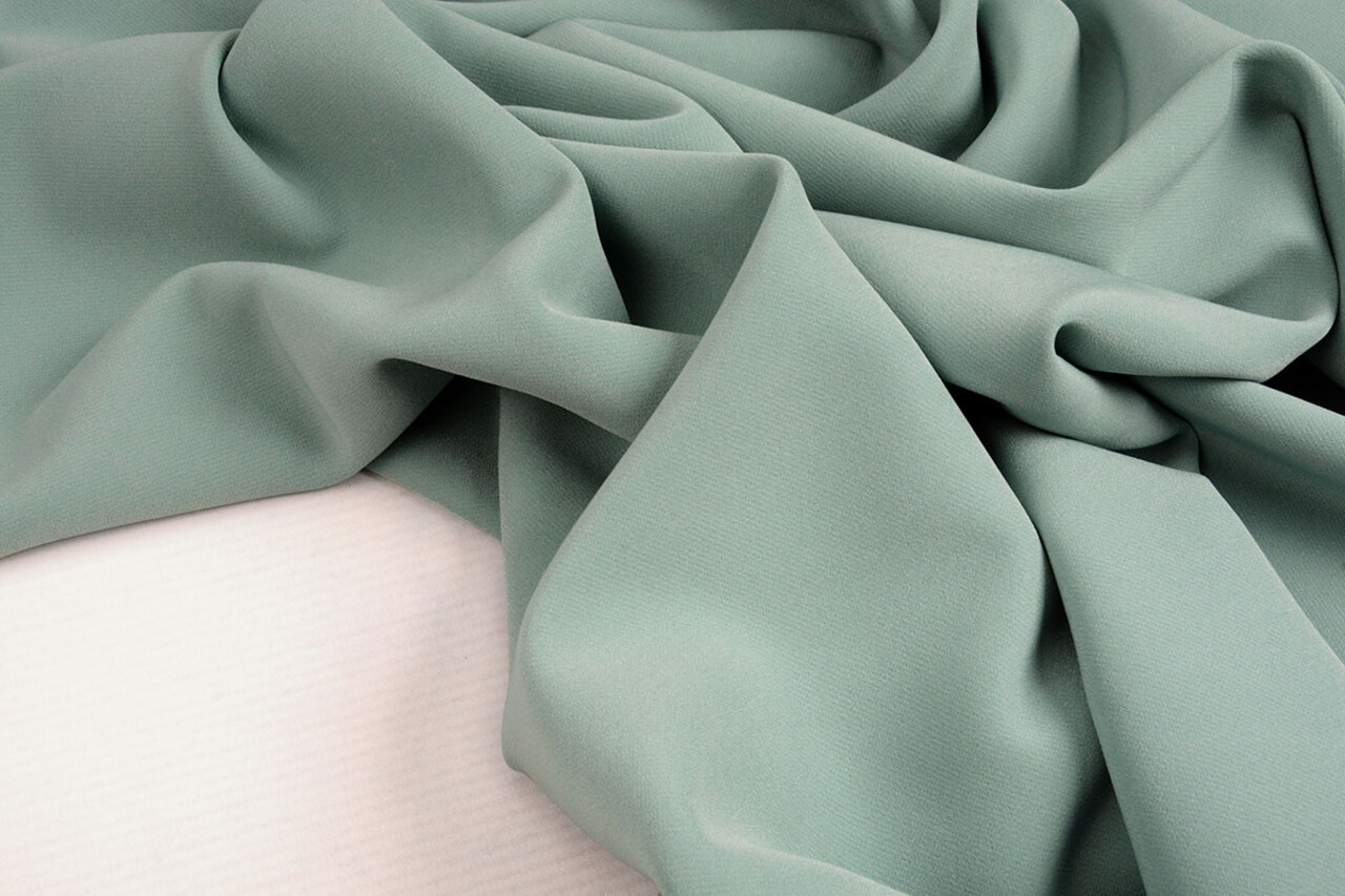 Crepe Stretch Altgrün Crepe Stretch Altgrün