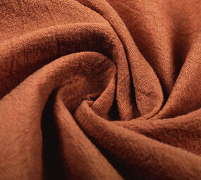 Oeko-Tex®  100% Gewaschene Baumwolle Dunkel Brique Oeko-Tex®  100% Gewaschene Baumwolle Dunkel Brique