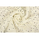 Chiffon Ruches e Pois Crema Chiffon Ruches e Pois Crema