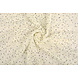 Mousseline Ruches en Pois Crème Mousseline Ruches en Pois Crème