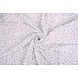Mousseline Ruches en Pois Blanc Mousseline Ruches en Pois Blanc