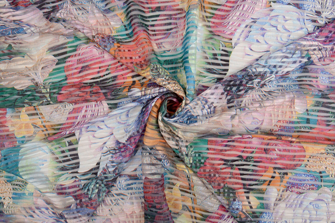 Fancy Mesh Digital Liselle Multi-1