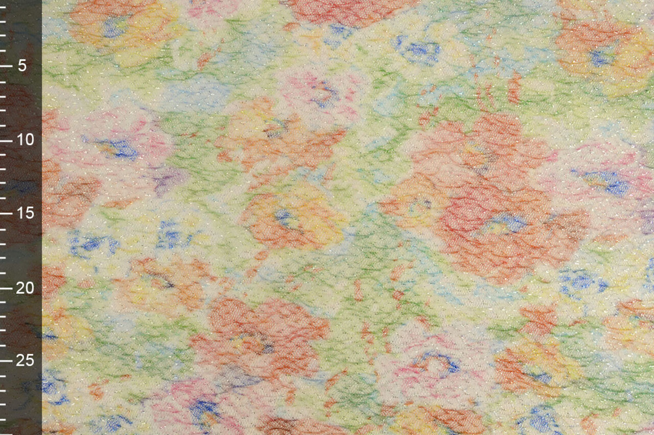 Résille Froissé Métallisé Multicolore-1 Résille Froissé Métallisé Multicolore-1