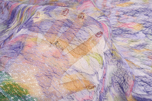 Mesh Stropicciato Metallizzato Multicolore-2 Mesh Stropicciato Metallizzato Multicolore-2