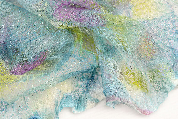 Résille Froissé Métallisé Multicolore-3 Résille Froissé Métallisé Multicolore-3