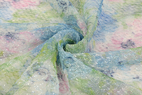 Netz Crushed Metallic Multi-4 Netz Crushed Metallic Multi-4