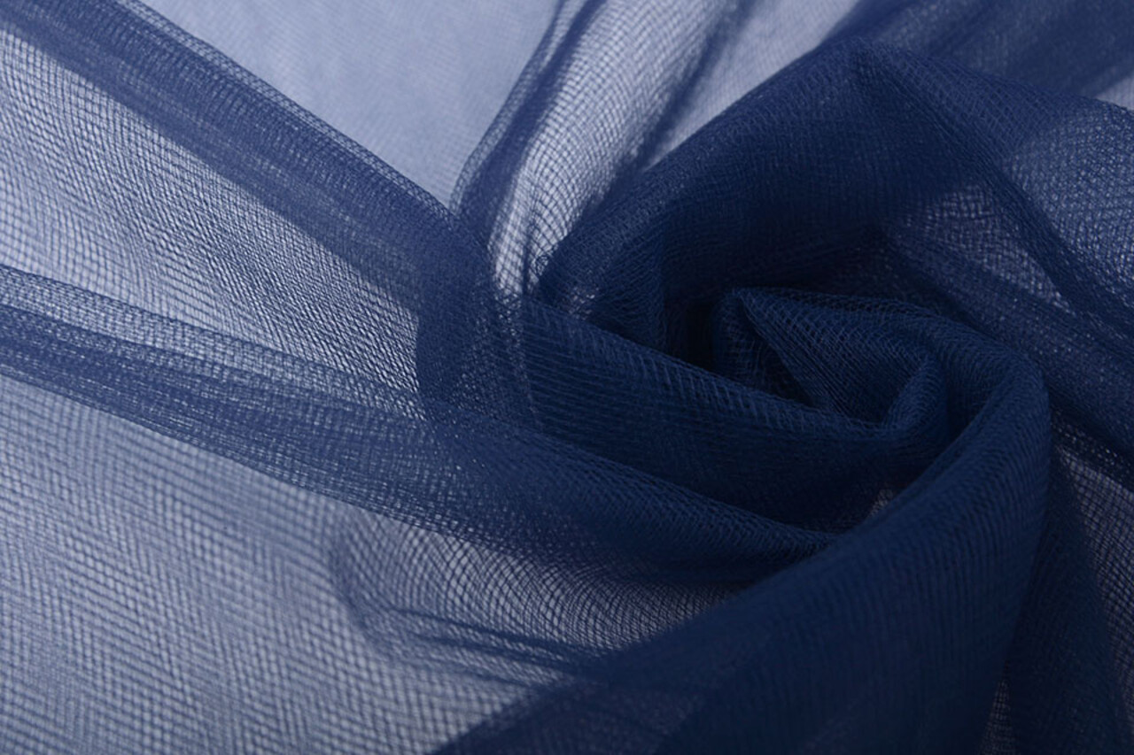 Braut Tüll French Navy