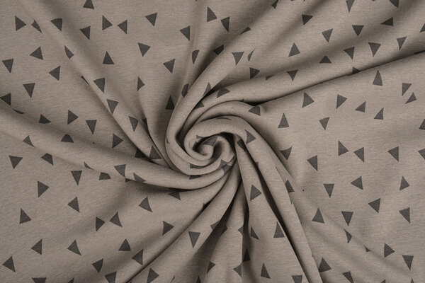 Jogging Alpenfleece Kleine driehoek Taupe