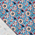 Viscosa Lino Digital Fine Flores Azul Viscosa Lino Digital Fine Flores Azul