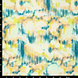 Viscosa Lino Digitale Brush Te Dye Giallo Blu
