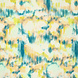Viscosa Lino Digitale Brush Te Dye Giallo Blu
