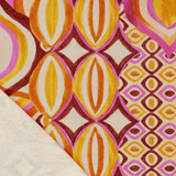 Viscose Linen Digital Drops Motives Pink Viscose Linen Digital Drops Motives Pink